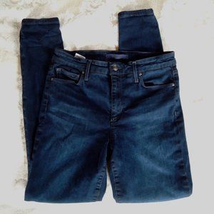 Joe's Jeans Elaine High Rise Skinny Dark Wash Ankle Jeans 28